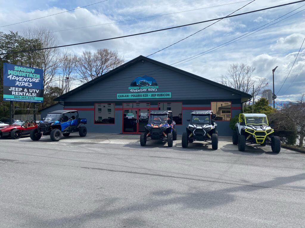 smoky mountain adventure rides utv, jeep, side by side rentals in gatlinburg tn